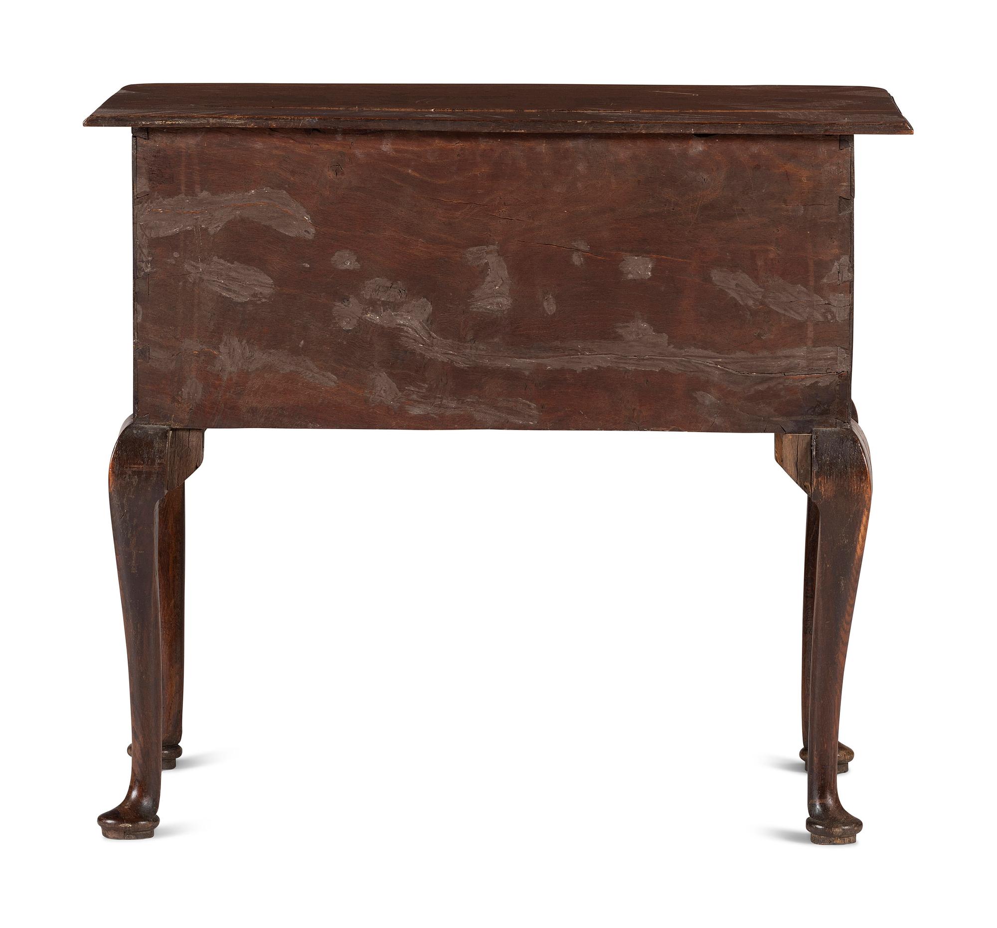 A Queen Anne Carved Oak Dressing Table