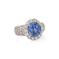 SAPPHIRE AND DIAMOND RING