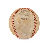 A Walter Johnson Signed Autograph Baseball (Beckett Authentication Services Letter of Authenticity)