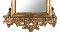 An Italian Rococo Giltwood Mirror
