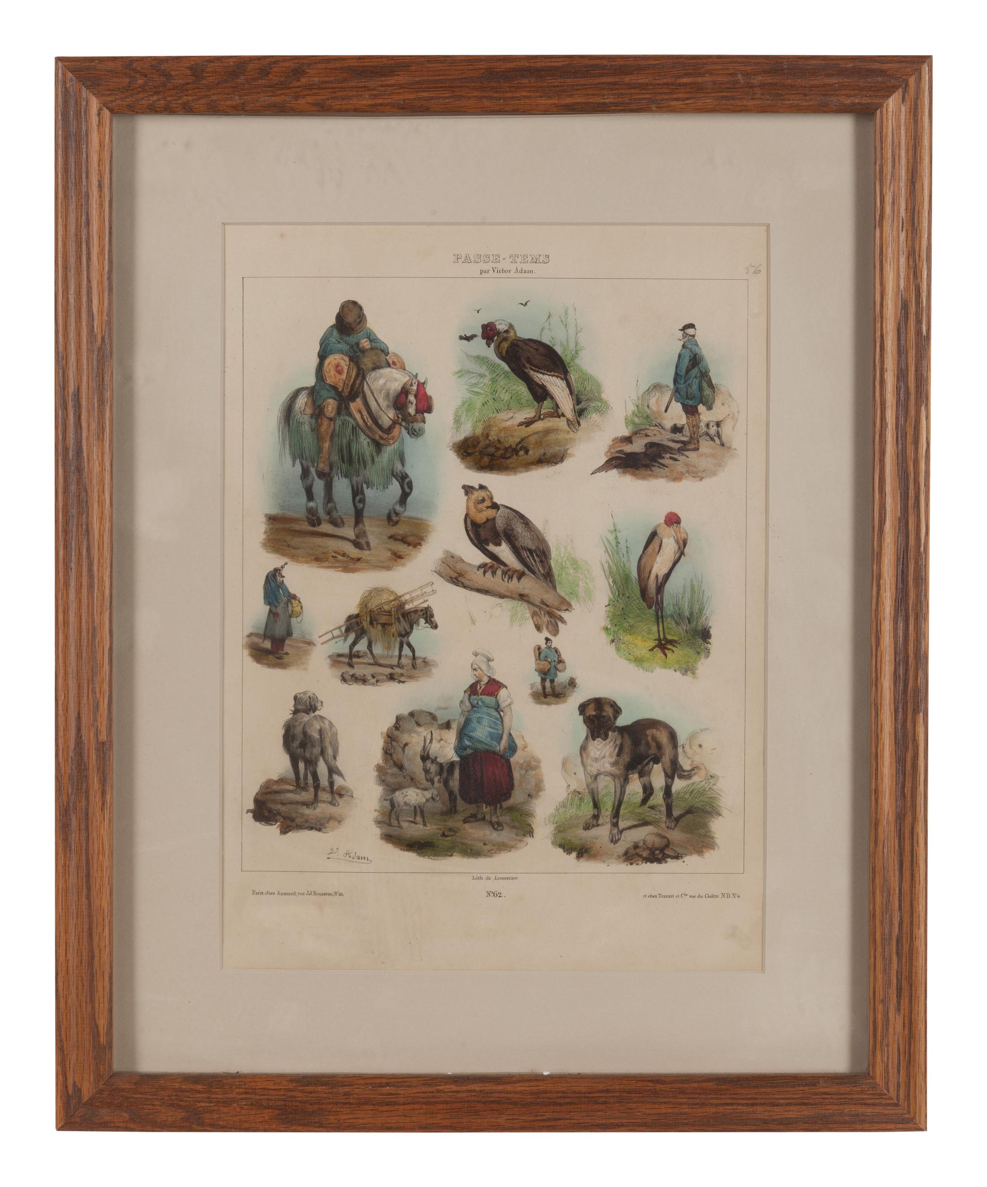 Seventeen French Lithographs