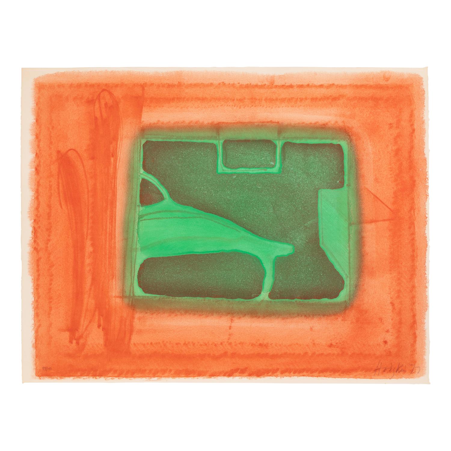 Howard Hodgkin (British, 1932-2017) — A Furnished Room, 1977