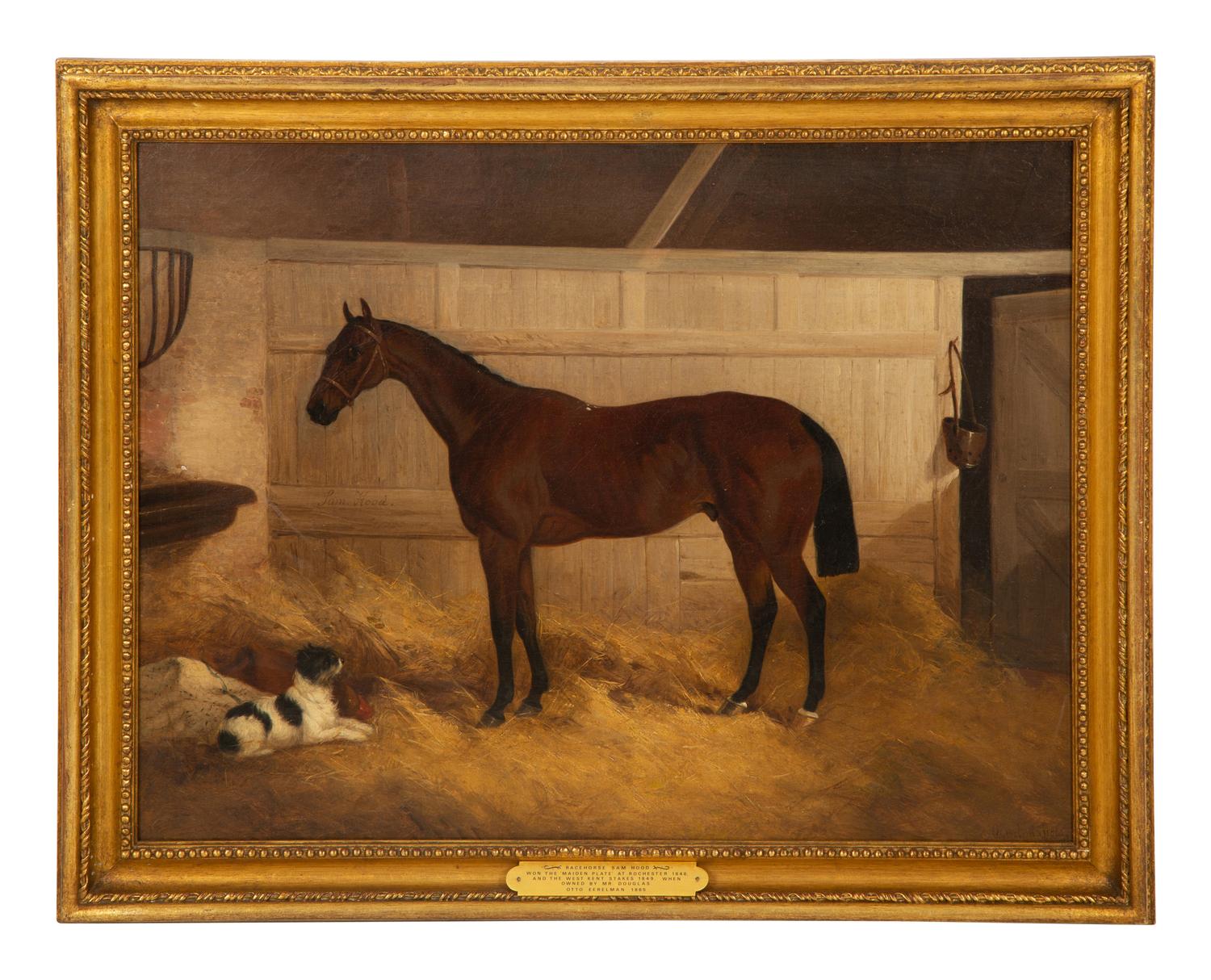 Racehorse Sam Hood , 1865