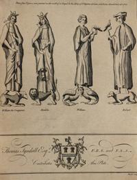 A Group of British Architectural Engravings and Etchings, (18th/19th century), including a pair of architectural etchings by Ernest (Si