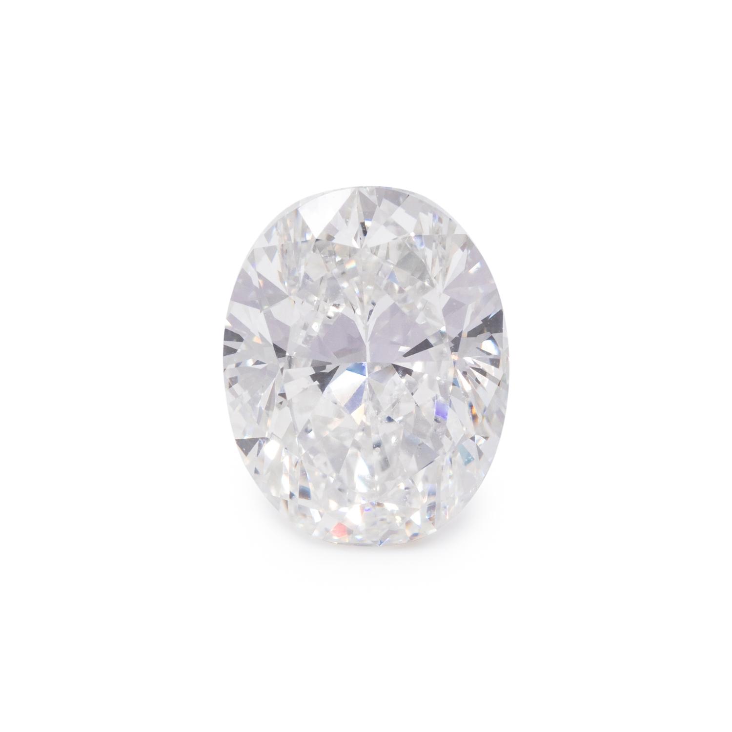 4.00 CARAT OVAL MODIFIED BRILLIANT CUT DIAMOND