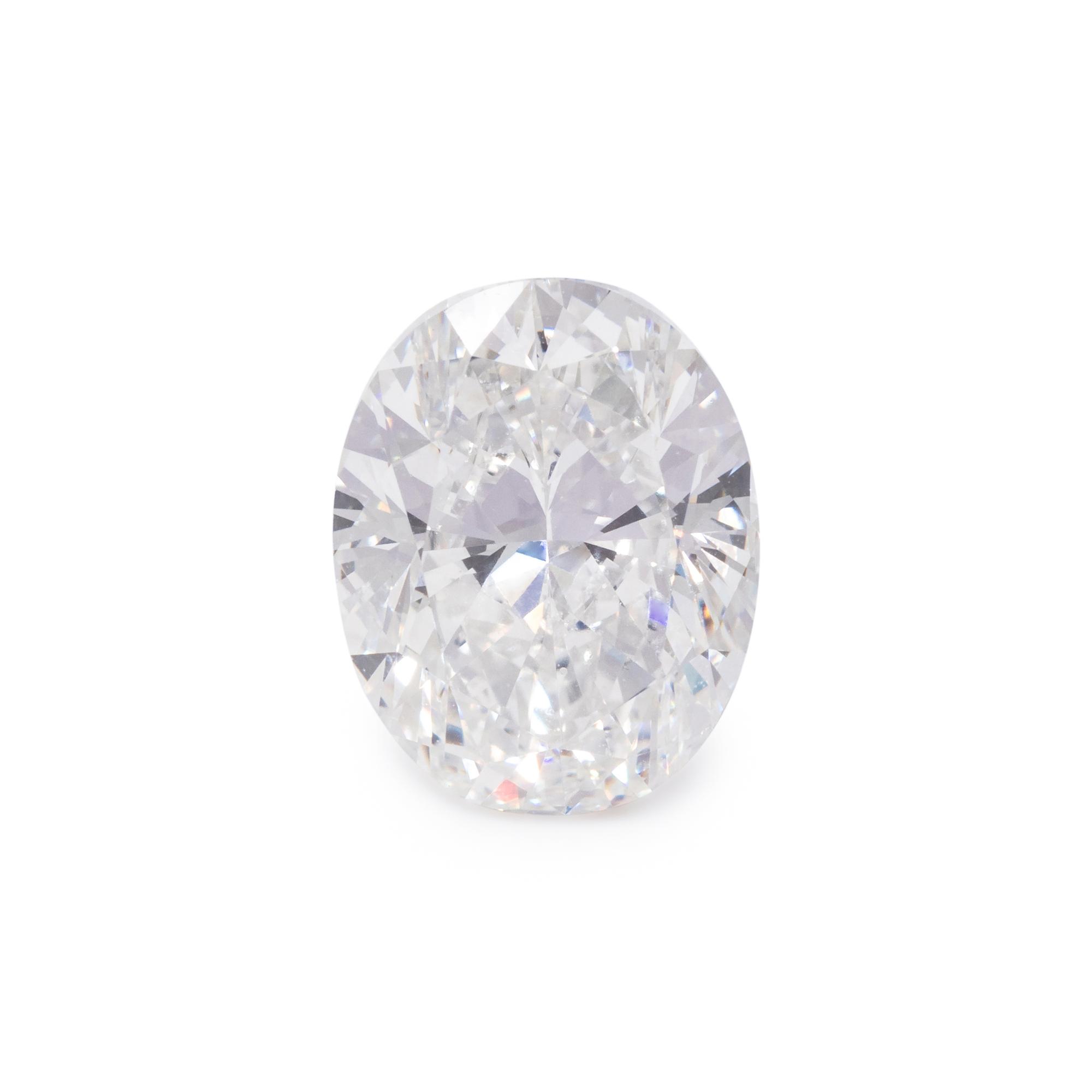 4.00 CARAT OVAL MODIFIED BRILLIANT CUT DIAMOND