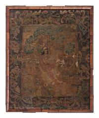 An English Needlework Embroidered Picture