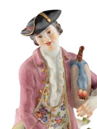 A Pair of Meissen Porcelain Figures