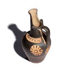 An Etruscan Red-Figured Beak-Spouted Oinochoe