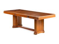 An Art Deco Walnut Desk