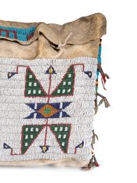 Sioux Beaded Hide Possible Bag