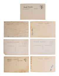 [NATIVE AMERICANS]. A group of 22 real photo postcards with Native American subjects, including: