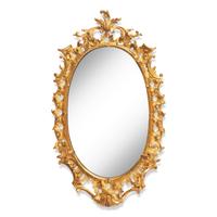 A George II Carved Giltwood Mirror