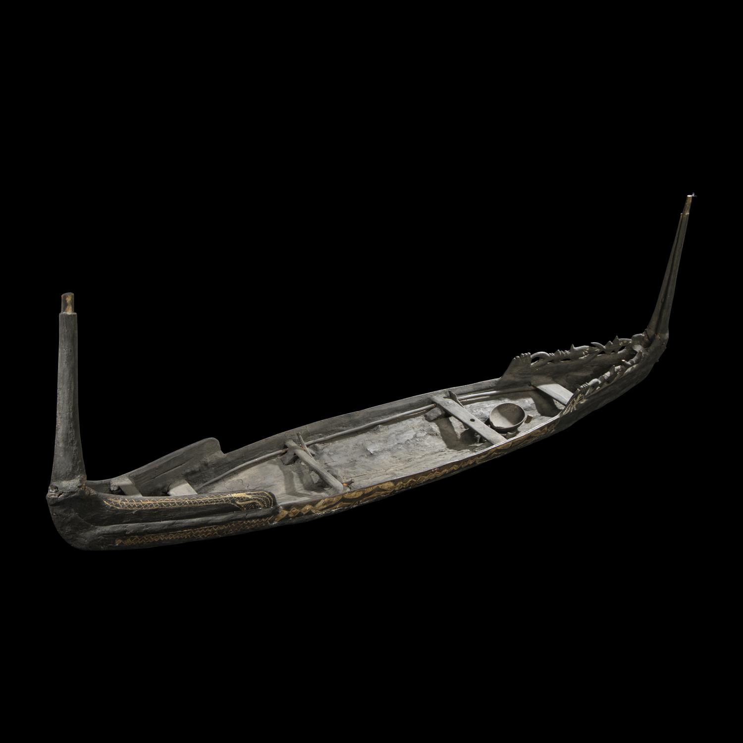 An Oceanic Wood Boat Model
