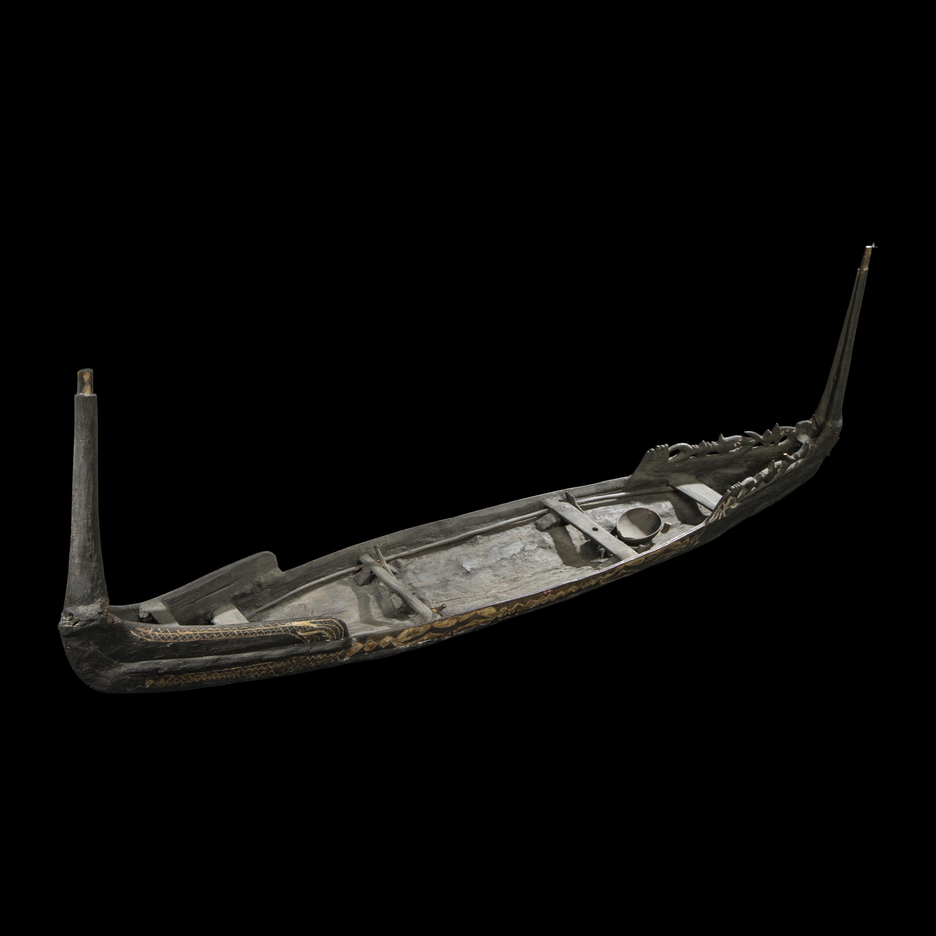 An Oceanic Wood Boat Model