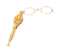 An Art Nouveau Yellow Gold Lorgnette, 21.90 dwts.