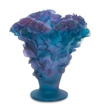 A Daum Pâte de Verre Roses Vase