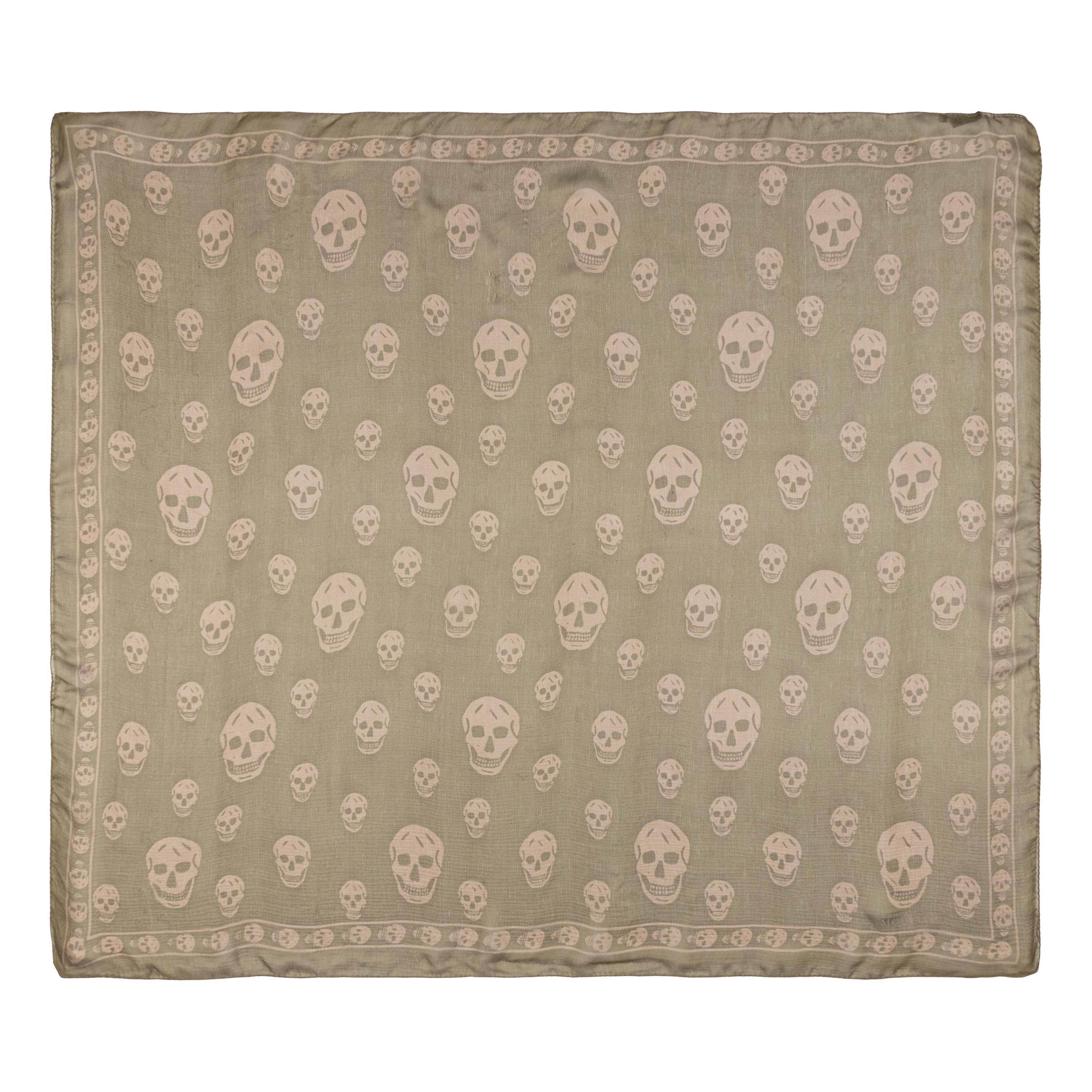 ALEXANDER MCQUEEN, FOUR SKULL SCARVES