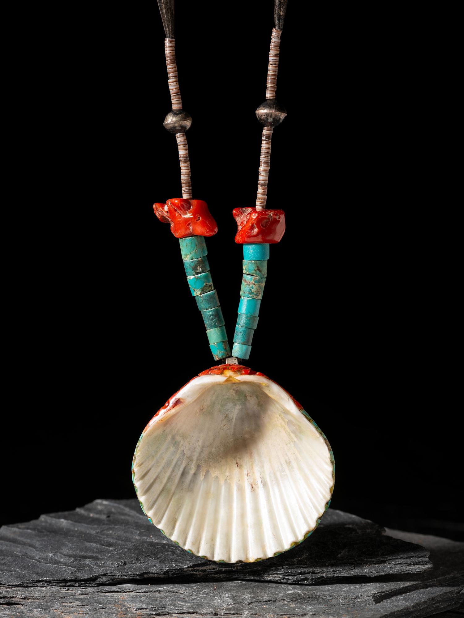 Pueblo Inlaid Shell Necklace