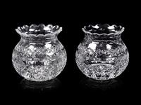 A Pair of Waterford Cut Glass Vases