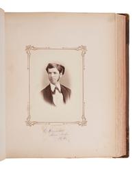 [EARLY PHOTOGRAPHY]. Two illustrated albums, incl. Yale and University of Michigan.