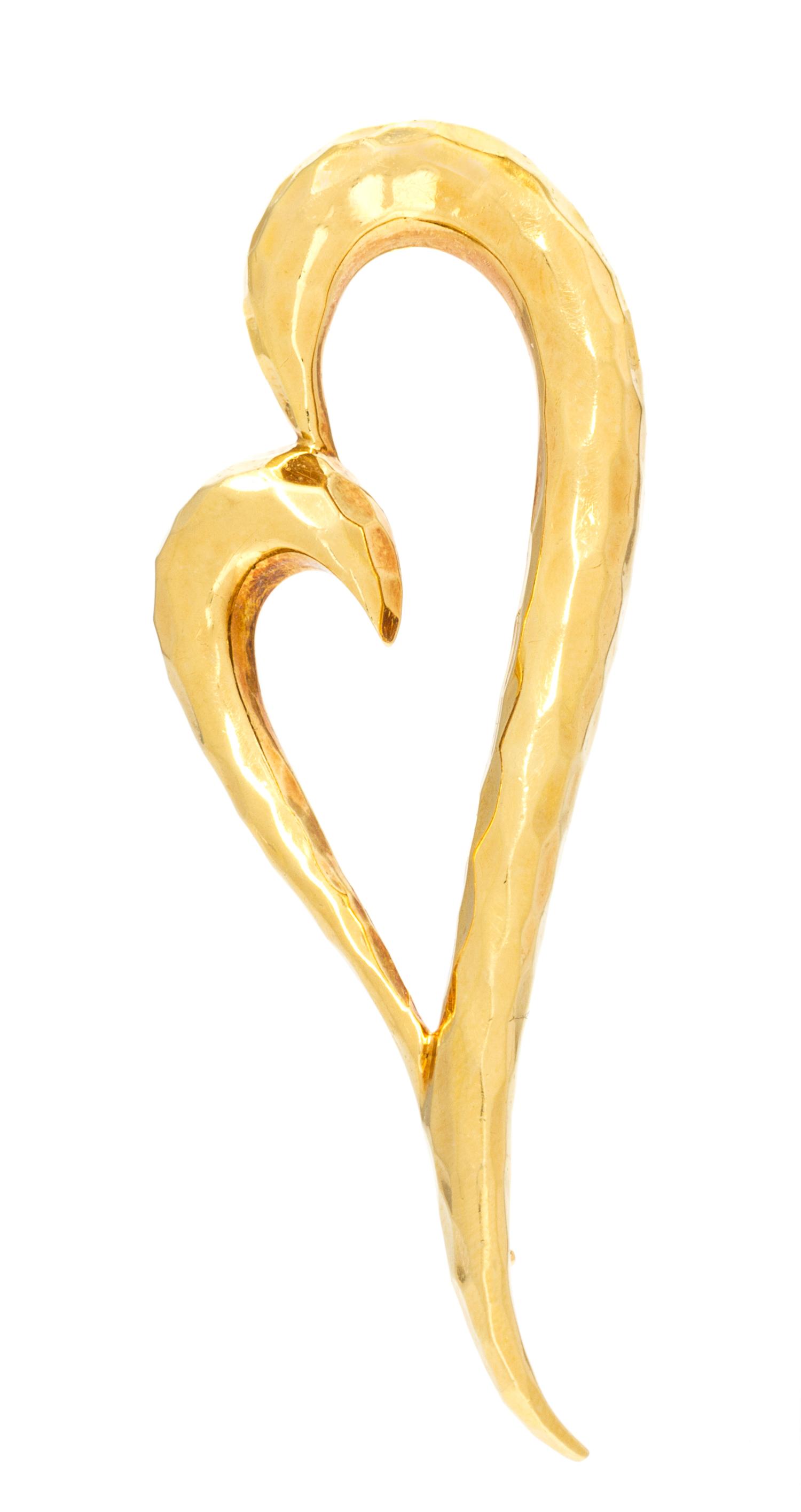 An 18 Karat Yellow Gold Brooch, Henry Dunay, 8.30 dwts.