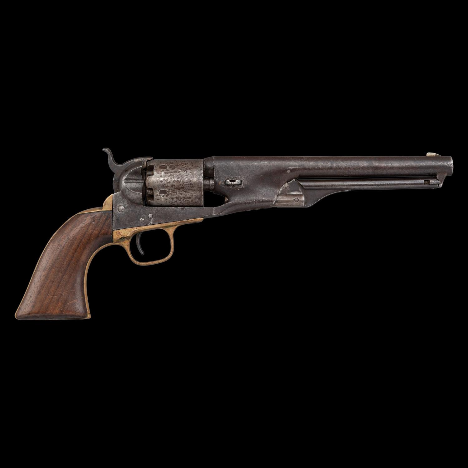 Colt Model 1861 Navy Revolver Inscribed to Confederate Colonel Joel R. Griffin - 62nd Georgia Infantry