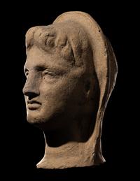 An Etruscan Terracotta Votive Head