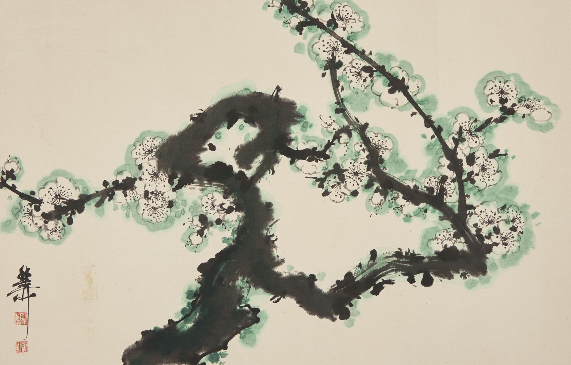 Three Chinese Paintings — 謝稚柳（款），高奇峰（款）及其他