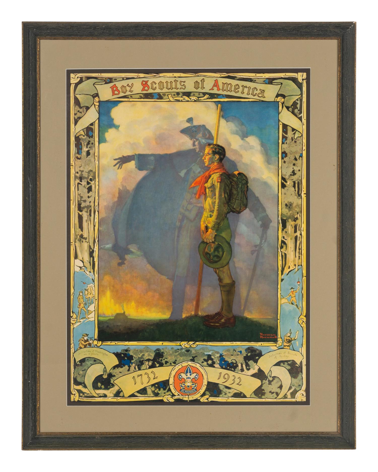 [AMERICANA]. ROCKWELL, Norman, artist. A group of 2 Boy Scouts of America posters.
