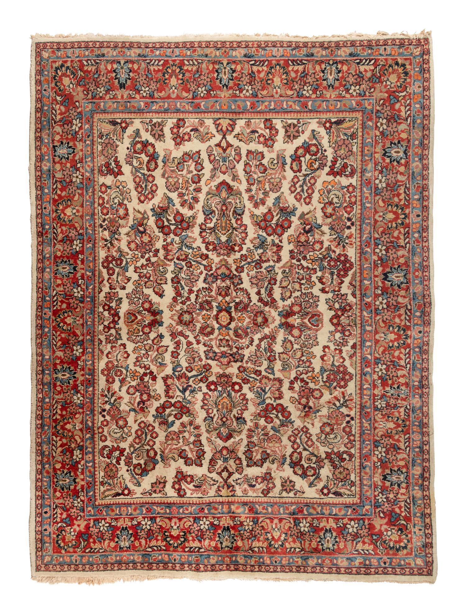 A Sarouk Wool Rug