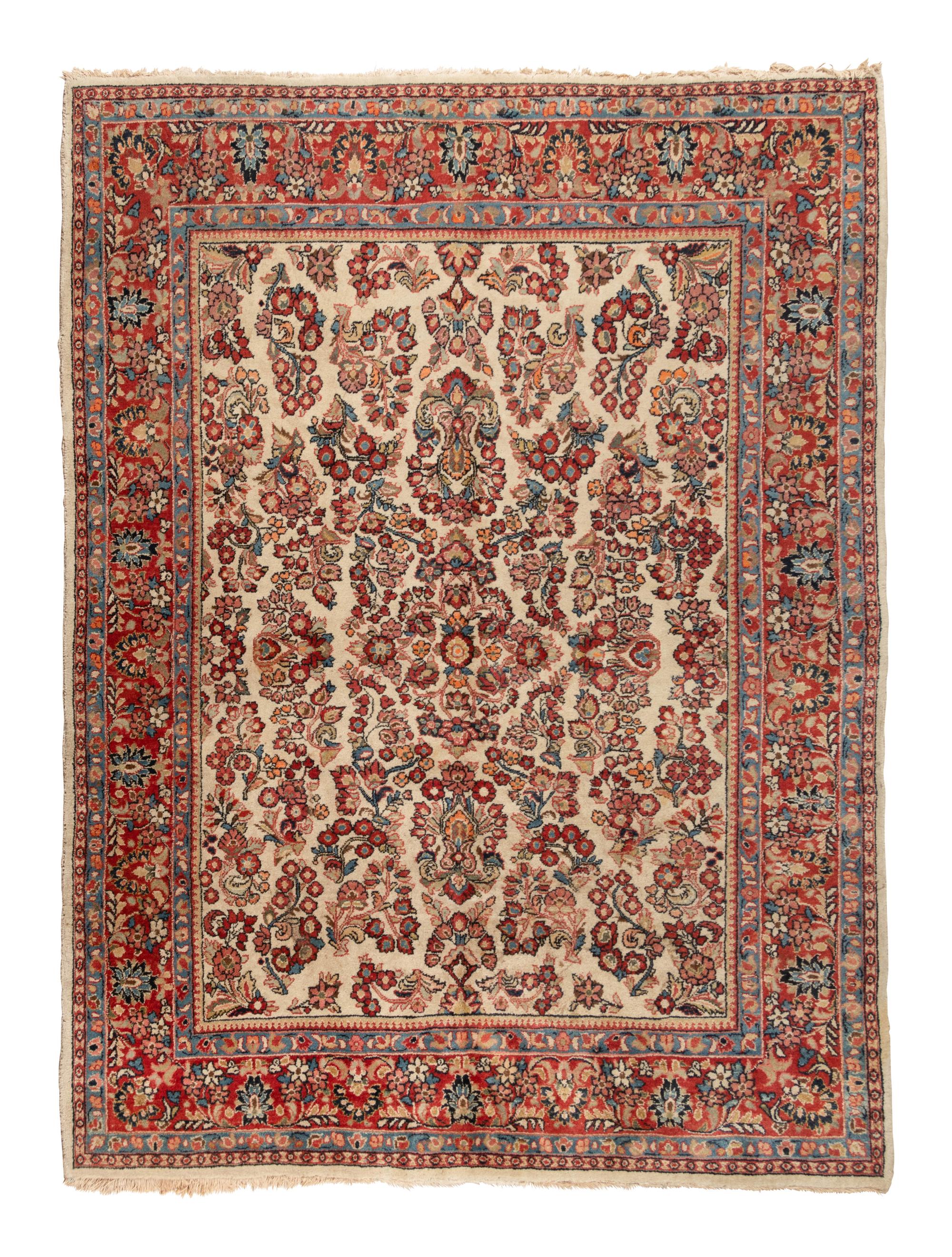 A Sarouk Wool Rug