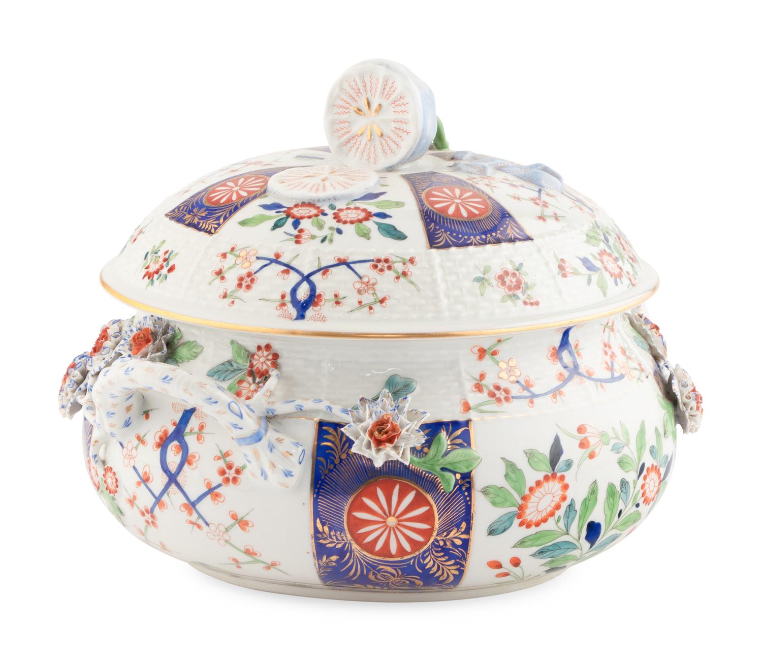 A Herend Porcelain Tureen