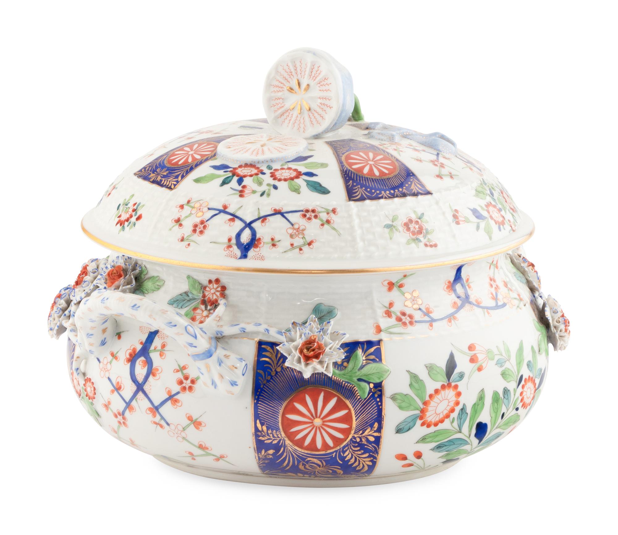 A Herend Porcelain Tureen