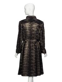 Carolina Herrera, Lamé Tweed Dress Ensemble