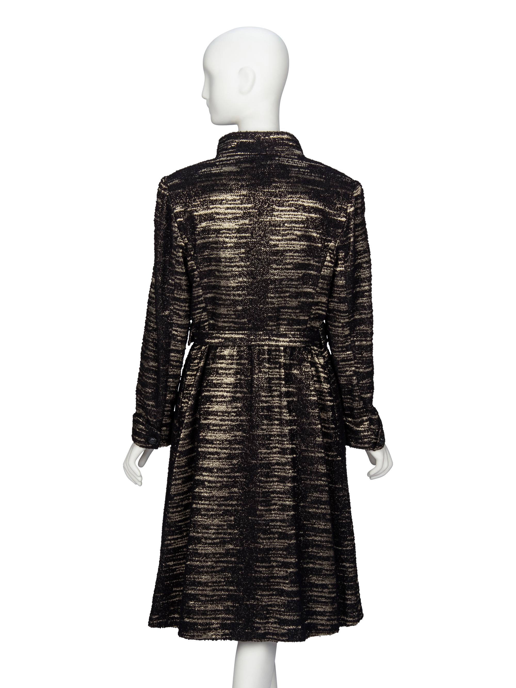 Carolina Herrera, Lamé Tweed Dress Ensemble