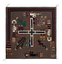 Navajo Sandpainting Weaving / Rug