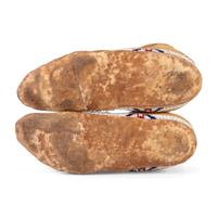 Southern Plains Beaded Hide Moccasins