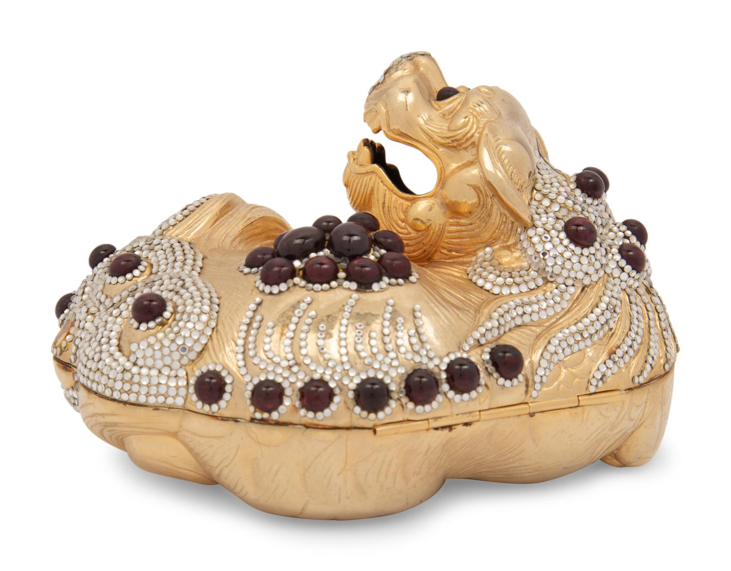 Judith Leiber Foo Dog Minaudière