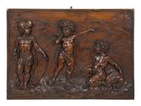 Two Continental Carved Walnut Panels