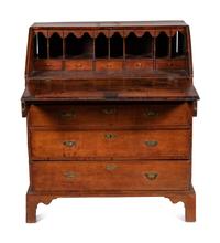 A Chippendale Slant Front Writing Desk