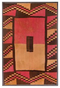 A Nazca Cotton Cushma Panel Height of frame 94 x width 62 3/4 inches. — SOUTH PERU, CIRCA 220 B.C.E - 600 C.E.