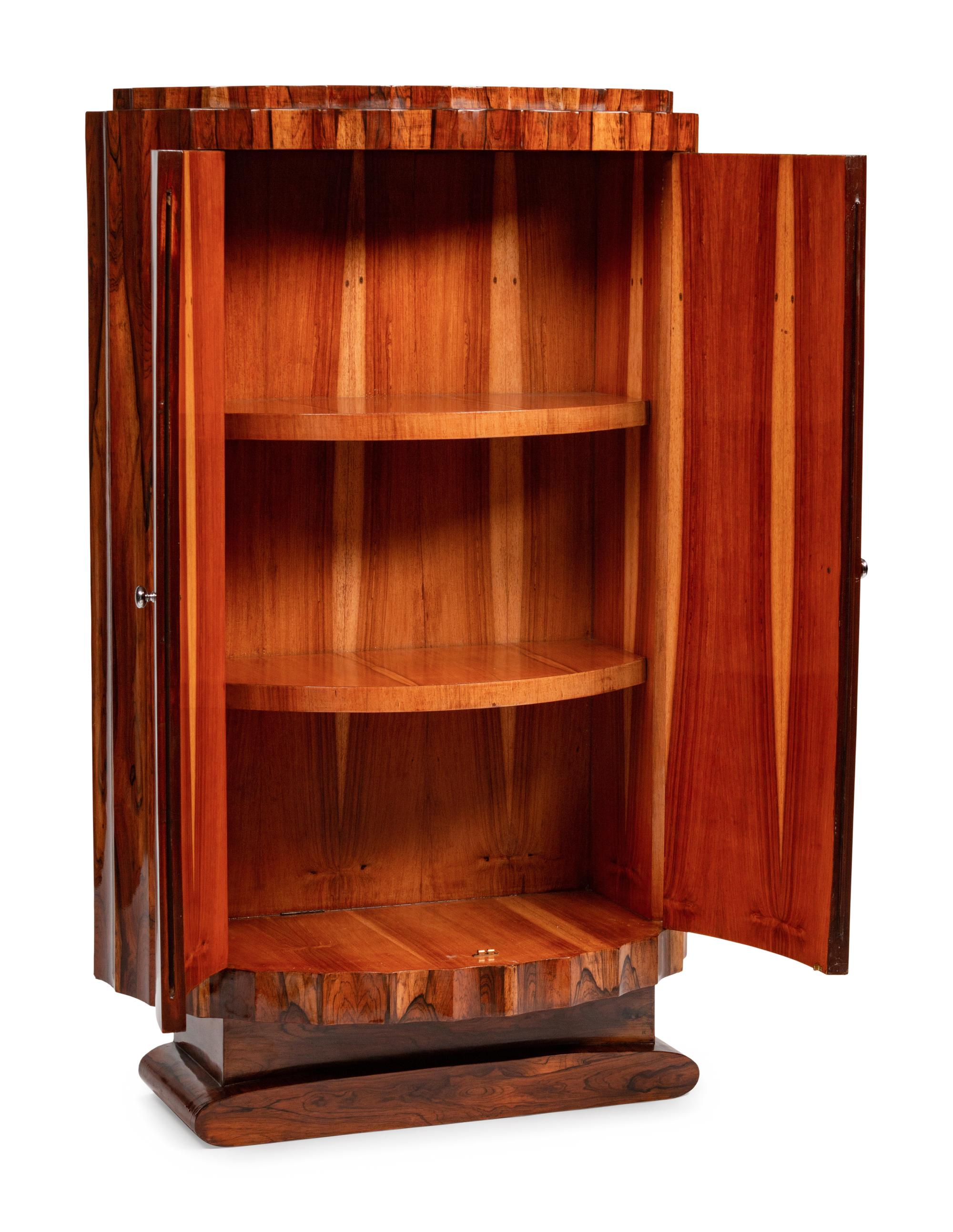 An Art Deco Style Rosewood Cabinet