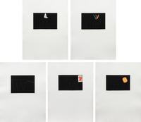 A group of five prints