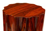 A Pair of Continental Rosewood Veneered Pedestals
