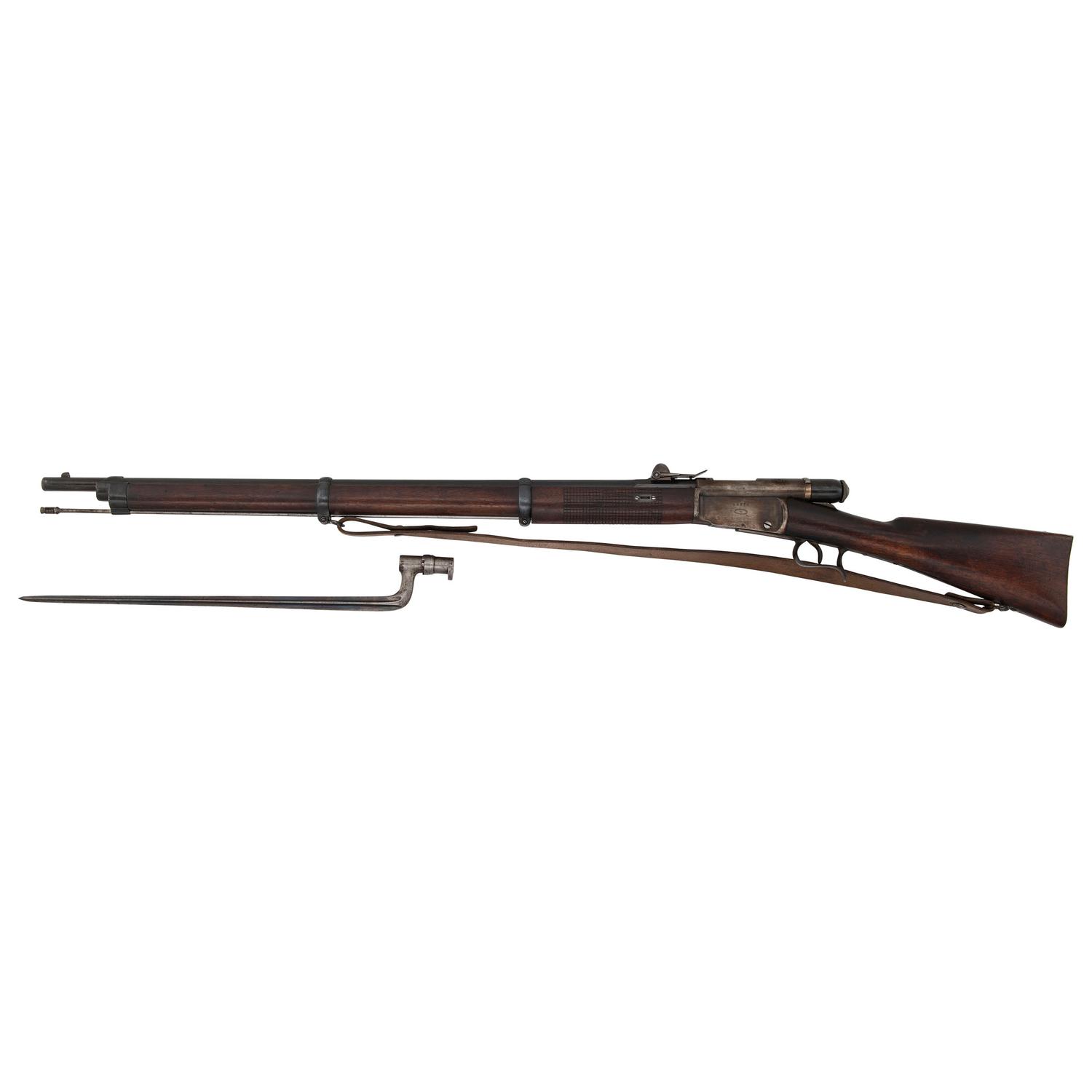 Swiss Model 1869/71 Vetterli Rifle with Socket Bayonet