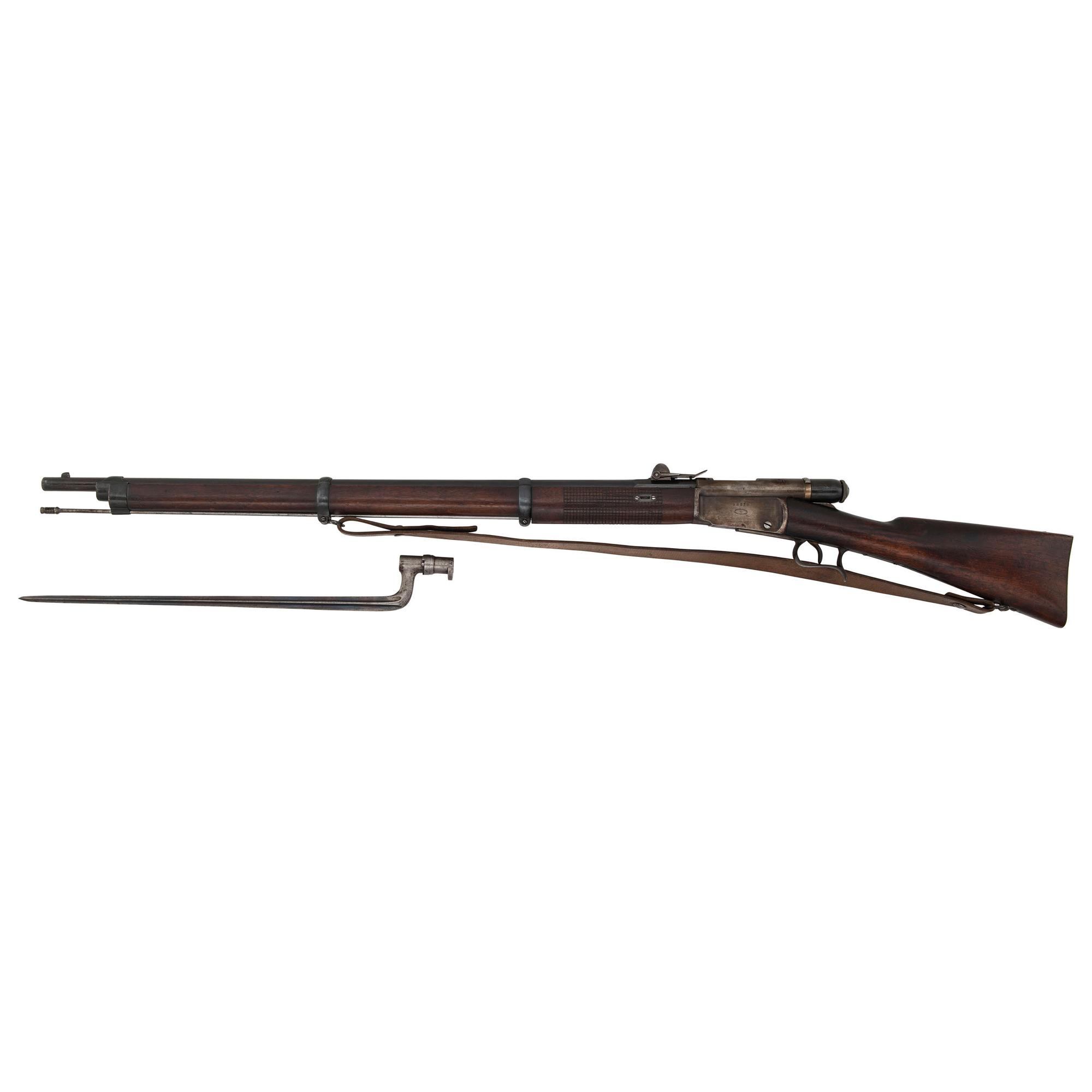 Swiss Model 1869/71 Vetterli Rifle with Socket Bayonet