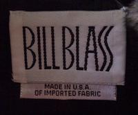 A Bill Blass Grey Wool Pinstripe Skirt Ensemble, Size 10.