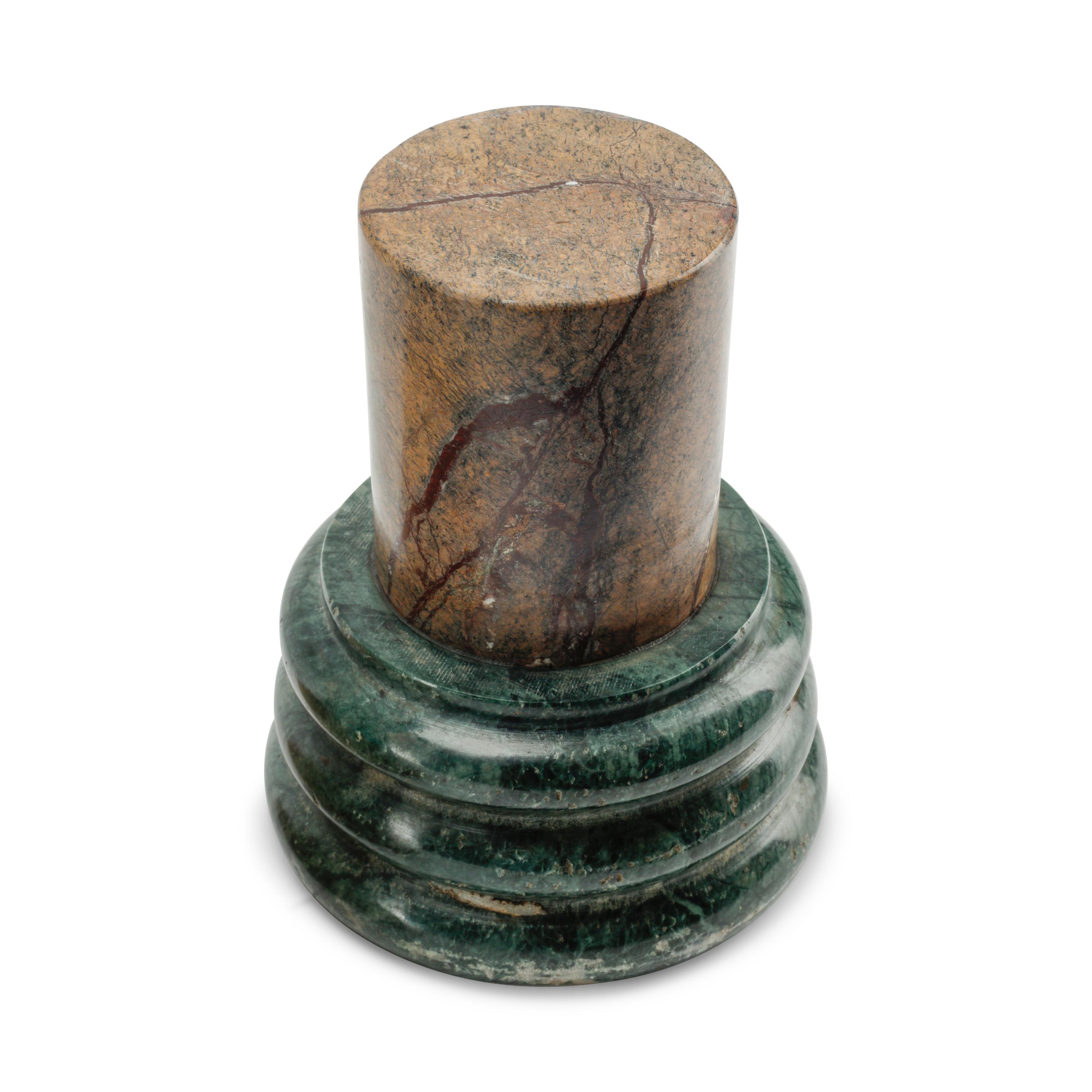 A Group of Italian Grand Tour Style Marble Miniature Columns