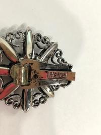 Hobe Brooch and Matching Earclips, 1980-90s